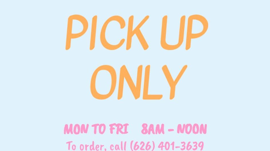 PICK UP MON TO FRI 8 AM TO NOON